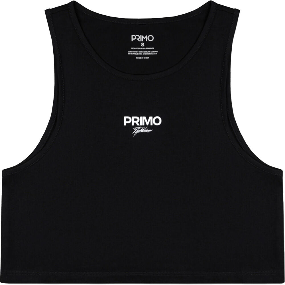 PRIMO BADDIE BLACK CROP TOP