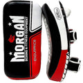 MORGAN ENDURANCE GEL LEATHER CURVED THAI PADS FITNESS