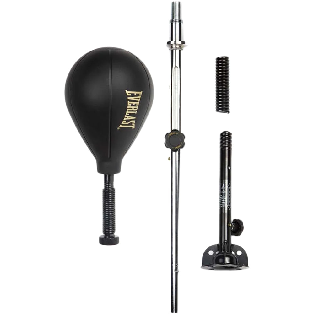 EVERLAST ELITE HYPERFLEX BLACK/GOLD STRIKE BAG KIT FITNESS