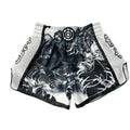 FLUORY ENTER THE DRAGON BLACK MUAY THAI SHORTS FITNESS
