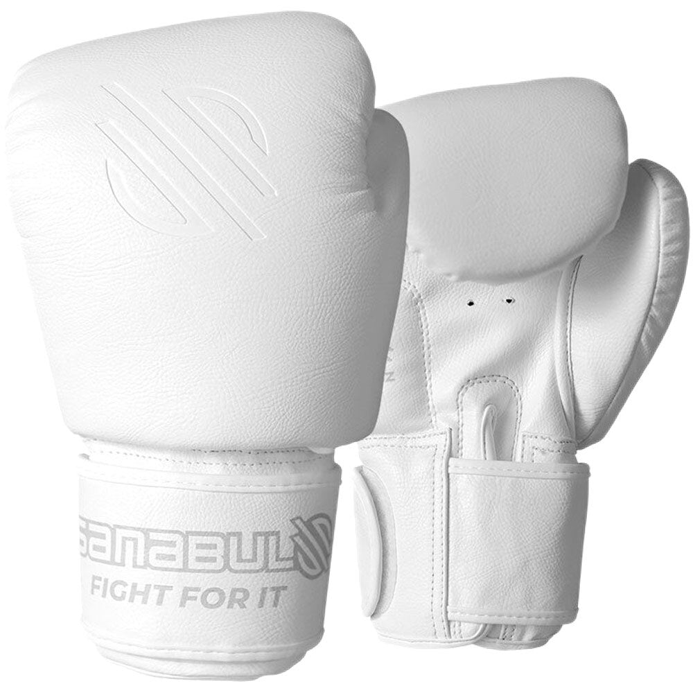 SANABUL BATTLE FORGED WHITE BOXING GLOVES FITNESS
