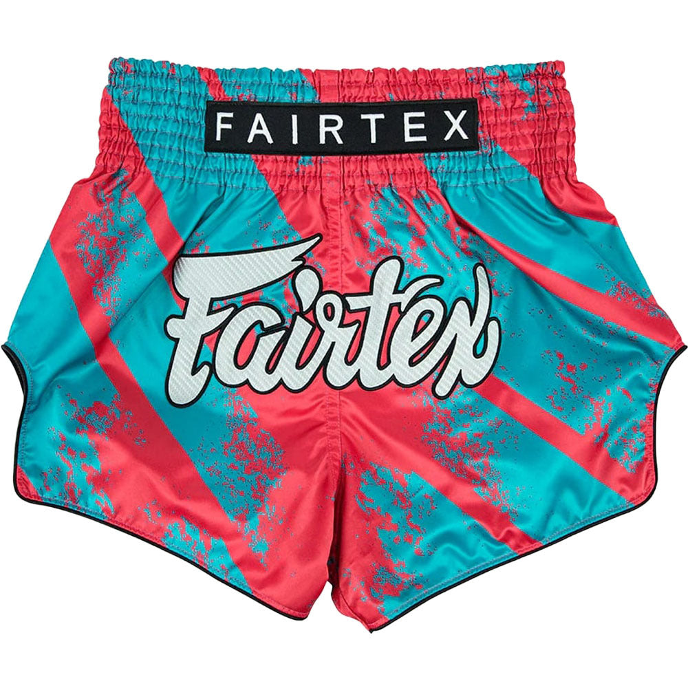 FAIRTEX STREET KING PINK/BLUE MUAY THAI SHORTS FITNESS