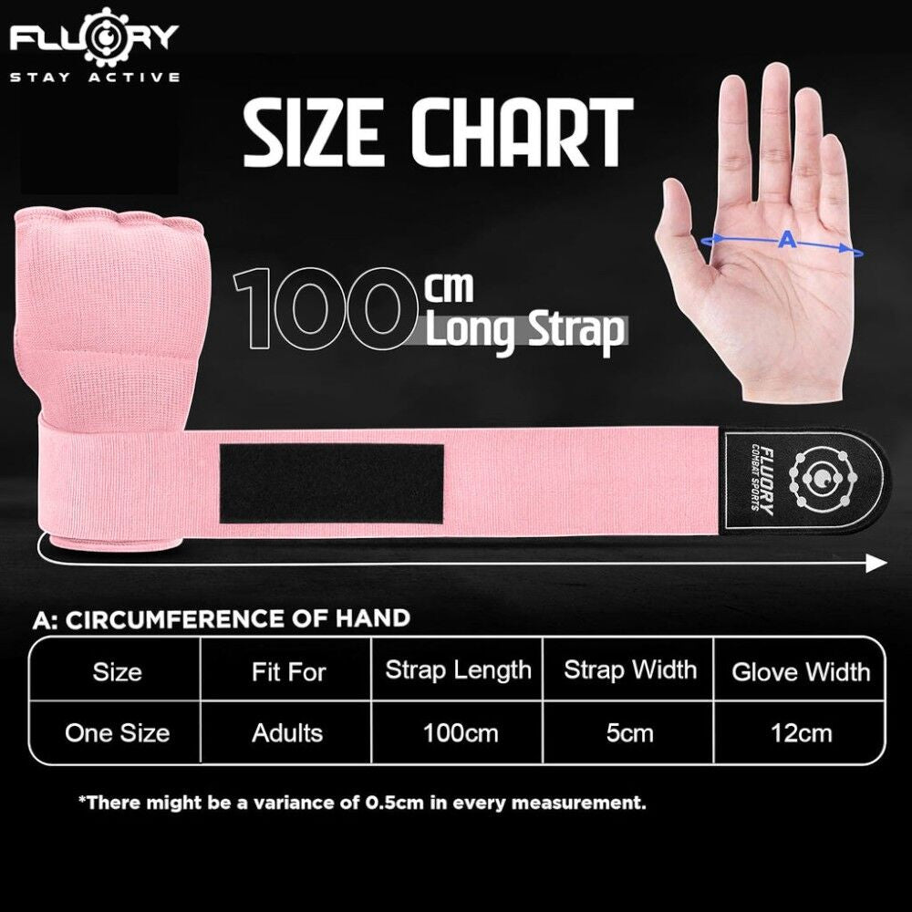FLUORY GEL PADDED PINK QUICK WRAPS