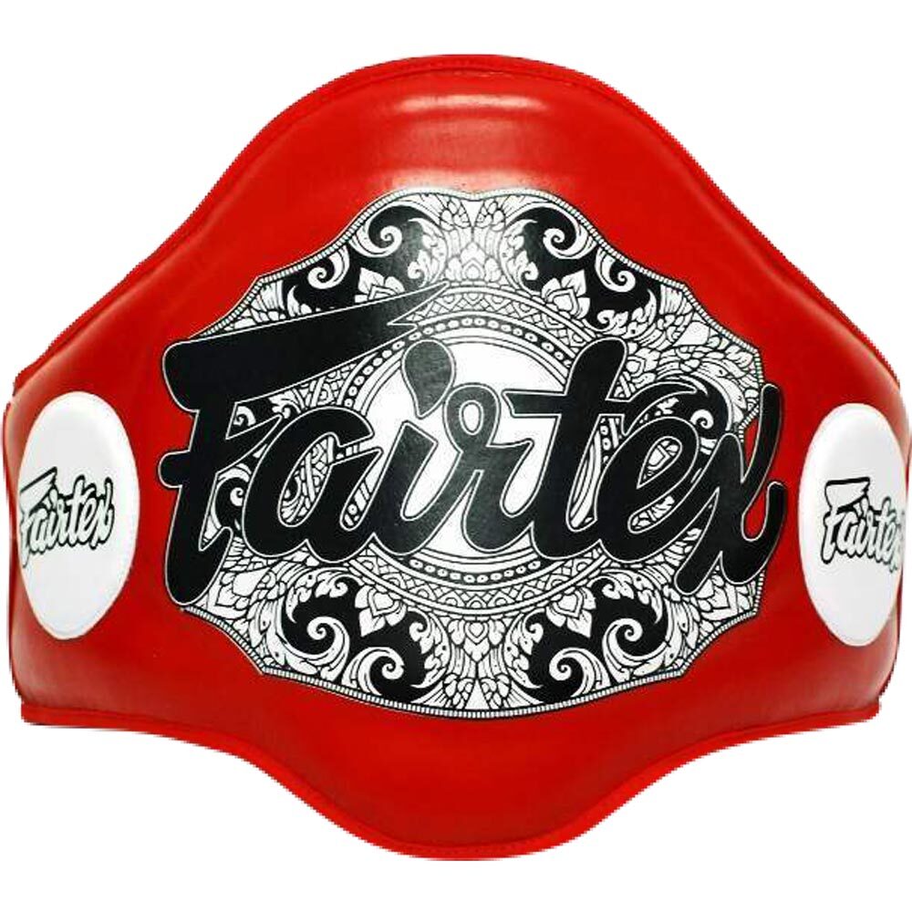 FAIRTEX THE CHAMPION RED BELLY PAD MUAY THAI FITNESS