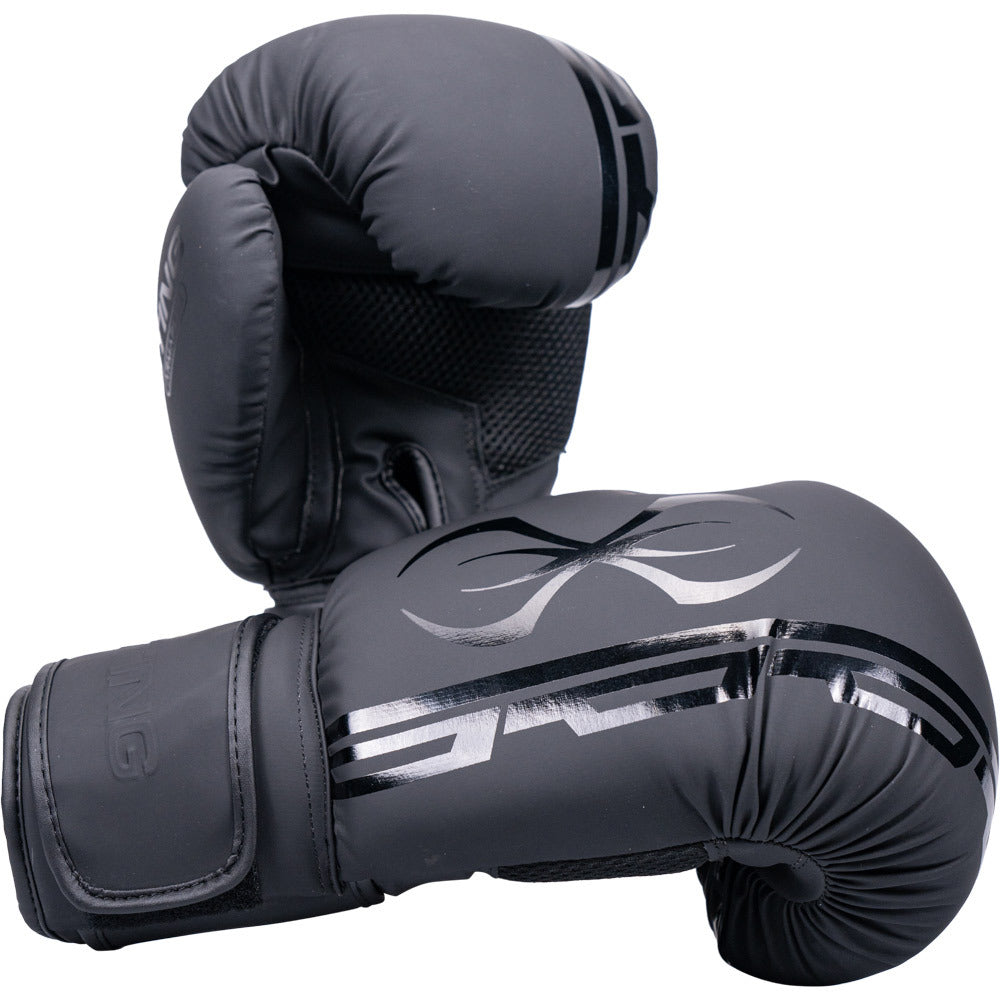 STING ARMAPLUS BLACK/BLACK BOXING GLOVES FITNESS