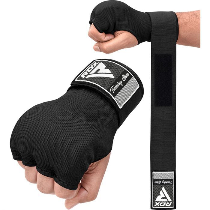 RDX ELASTICISED BLACK QUICK WRAPS WRIST SUPPORT
