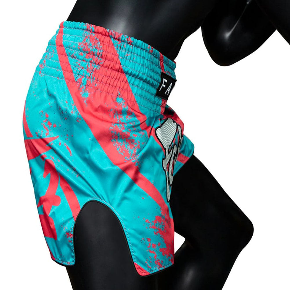 FAIRTEX STREET KING PINK/BLUE MUAY THAI SHORTS FITNESS