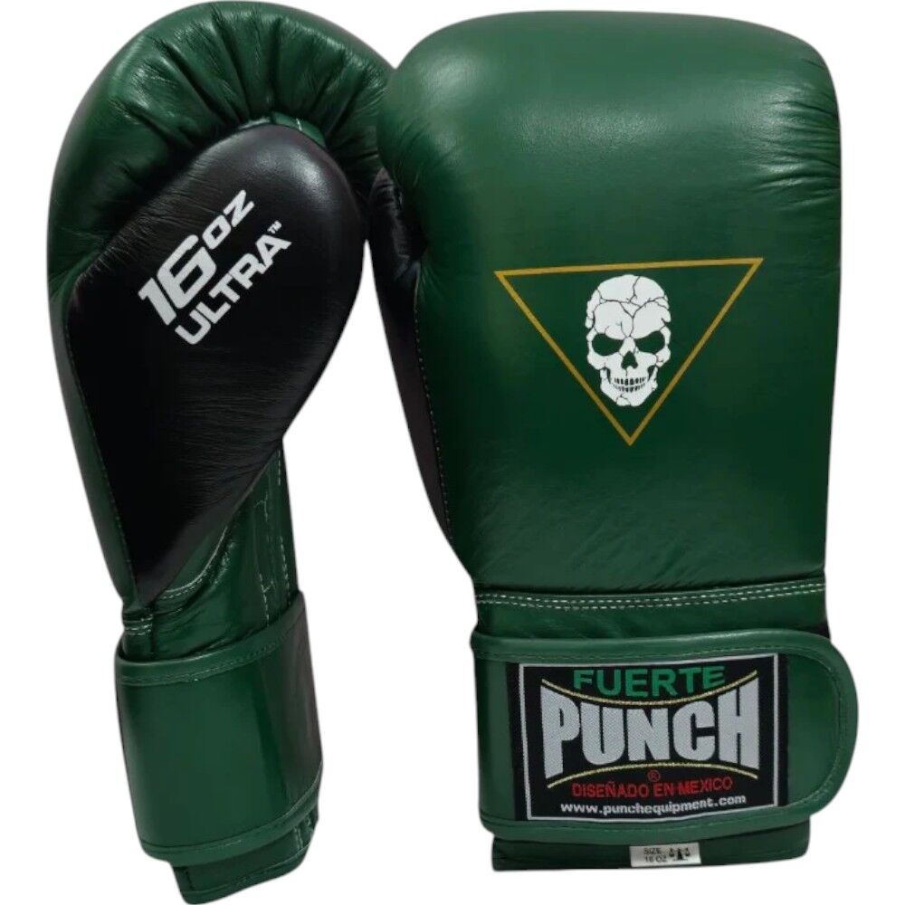 PUNCH MEXICAN ULTRA VENGANZA GREEN BOXING GLOVES FITNESS