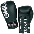 PRIMO MAMBA SERIES HUNTER GREEN LACE UP BOXING GLOVES FITNESS