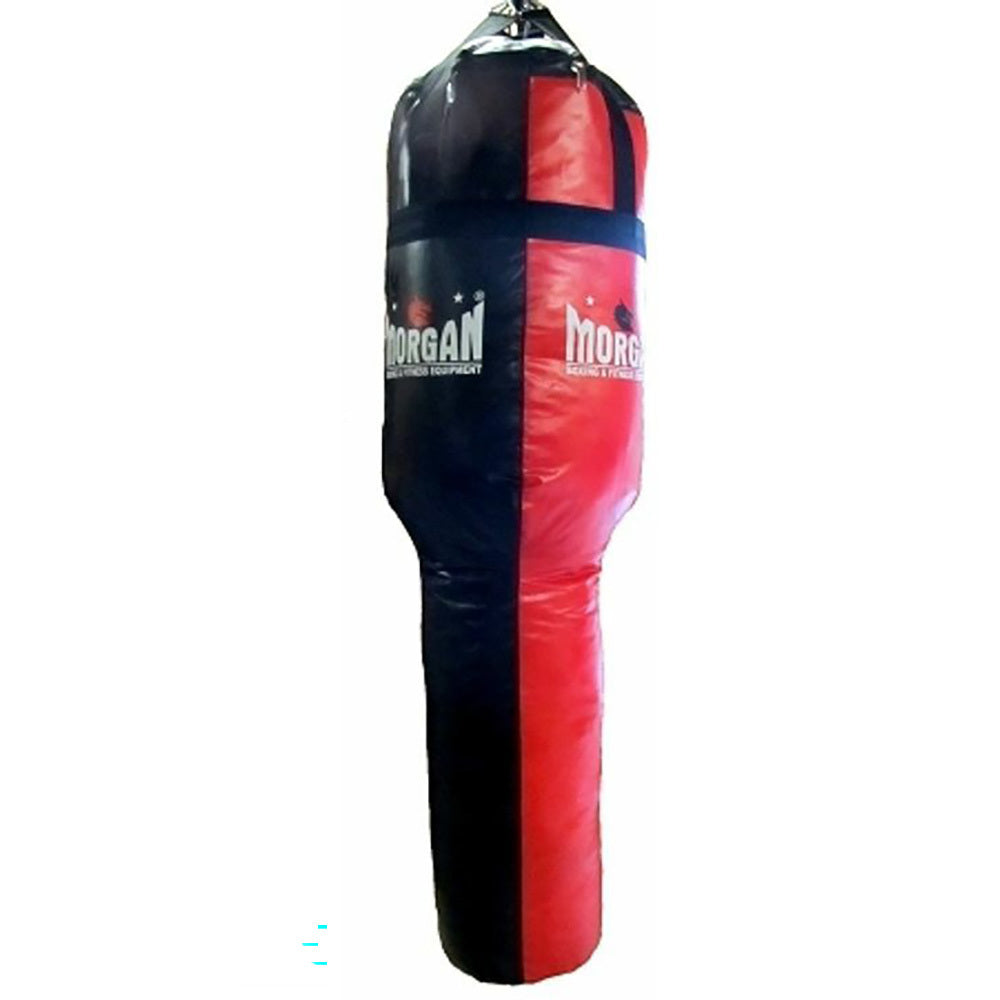 MORGAN SPORTS RED/BLACK ANGLE EMPTY PUNCHING BAG FITNESS