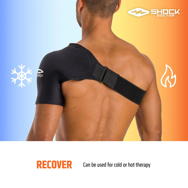 Shock Doctor Flex Ice Therapy Shoulder Compression Wrap Recovery
