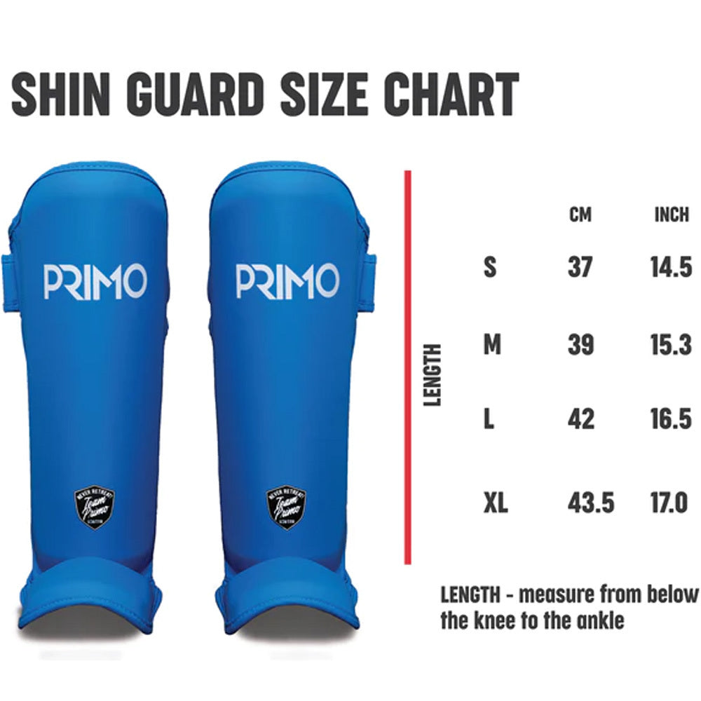 PRIMO BLACK CLASSIC SHIN GUARDS FITNESS