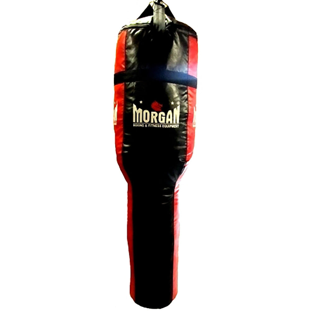 MORGAN SPORTS RED/BLACK ANGLE EMPTY PUNCHING BAG FITNESS