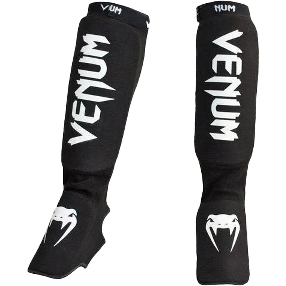 VENUM KONTACT BLACK SHIN GUARDS FITNESS