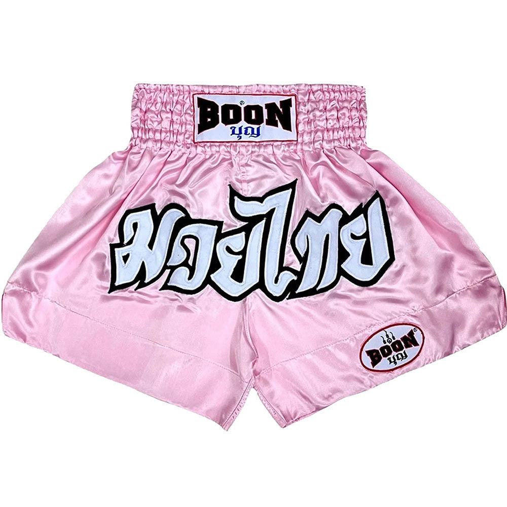 BOON PINK MUAY THAI SHORTS