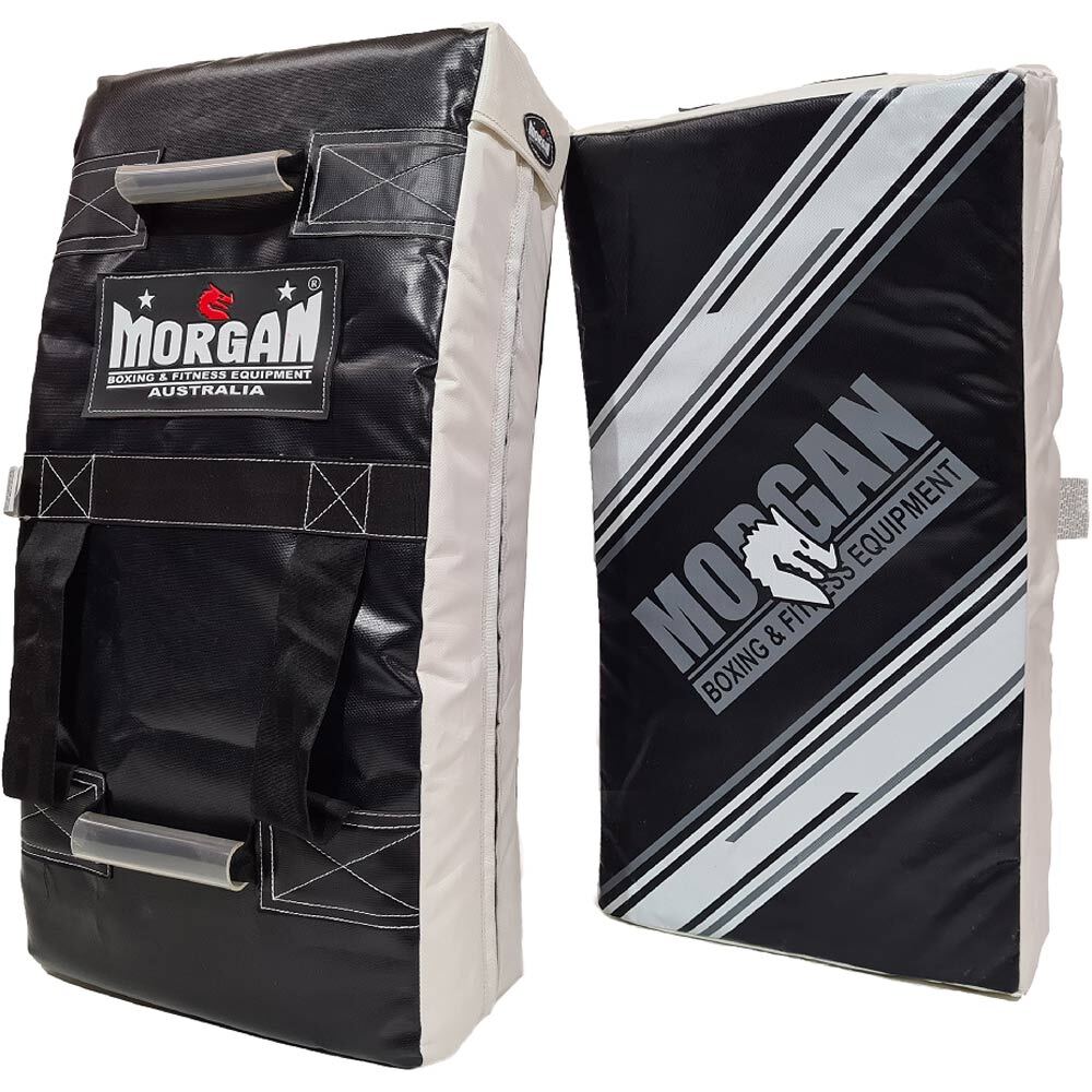 MORGAN SPORTS BLACK HEAVY DUTY LARGE CURVED STRIKE & HIT SHIELD